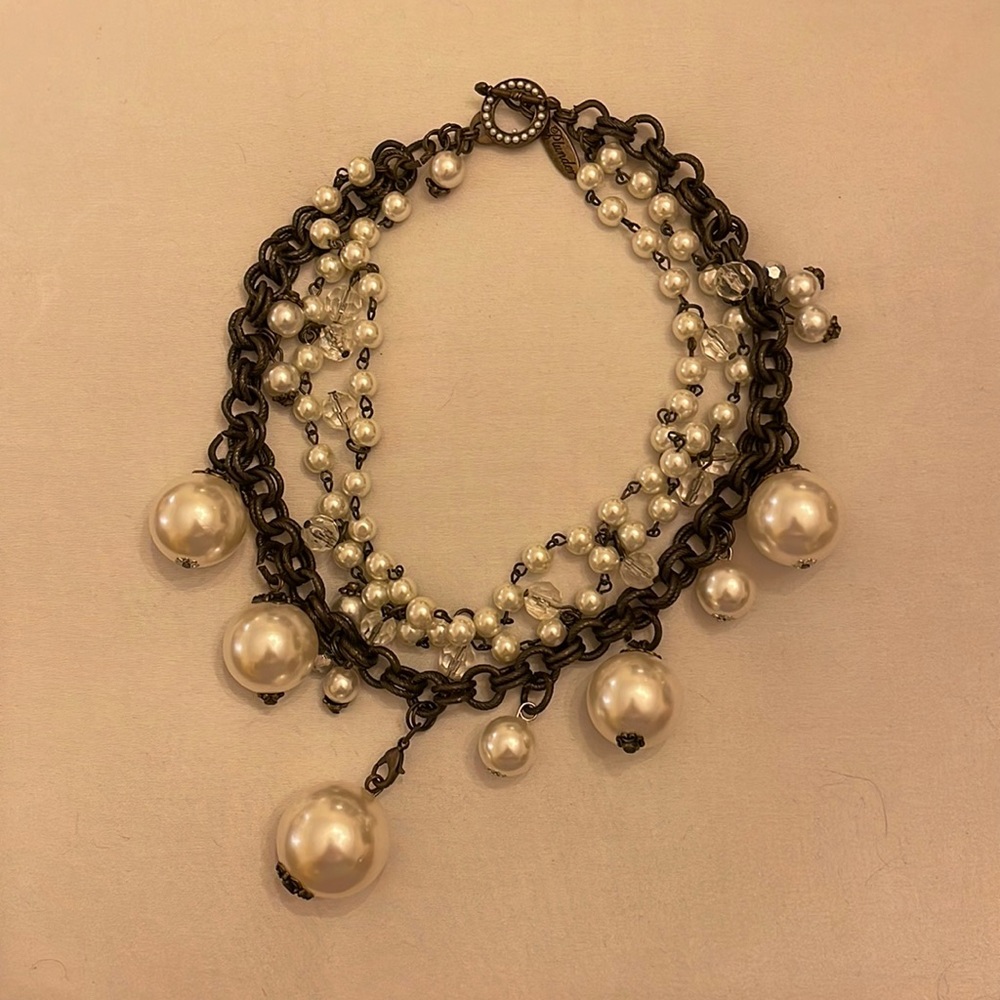 Plunder chunky pearl chocker